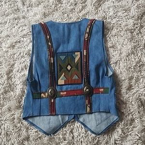 The coolest denim vest ever...VINTAGE